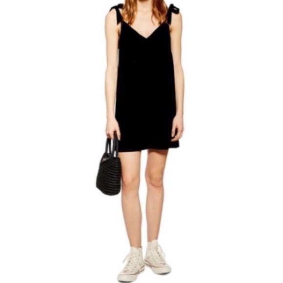 Topshop Tilda Button Mini Dress - Picture 4 of 4
